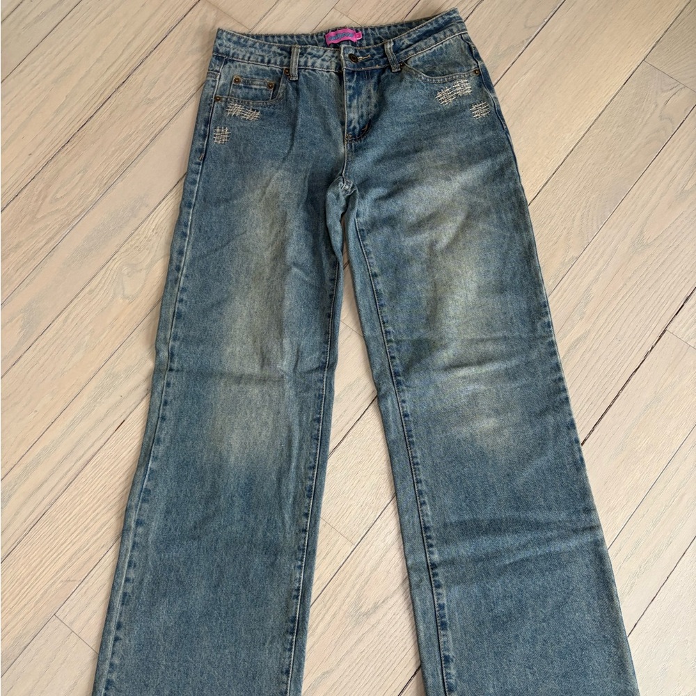 Edikted acid wash jeans